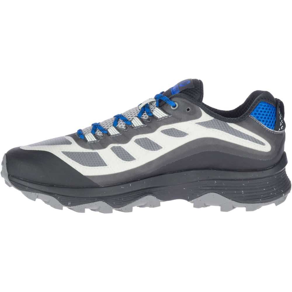 Tenis Senderismo Merrell Moab Speed Hombre Grises Azules | México-3204762