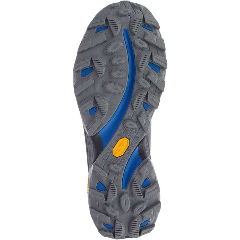 Tenis Senderismo Merrell Moab Speed Hombre Grises Azules | México-3204762