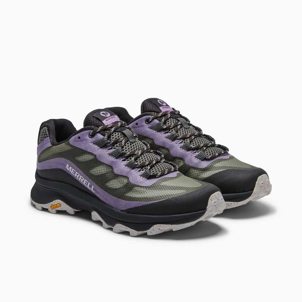 Tenis Senderismo Merrell Moab Speed Mujer Verdes Oscuro | México-6792840