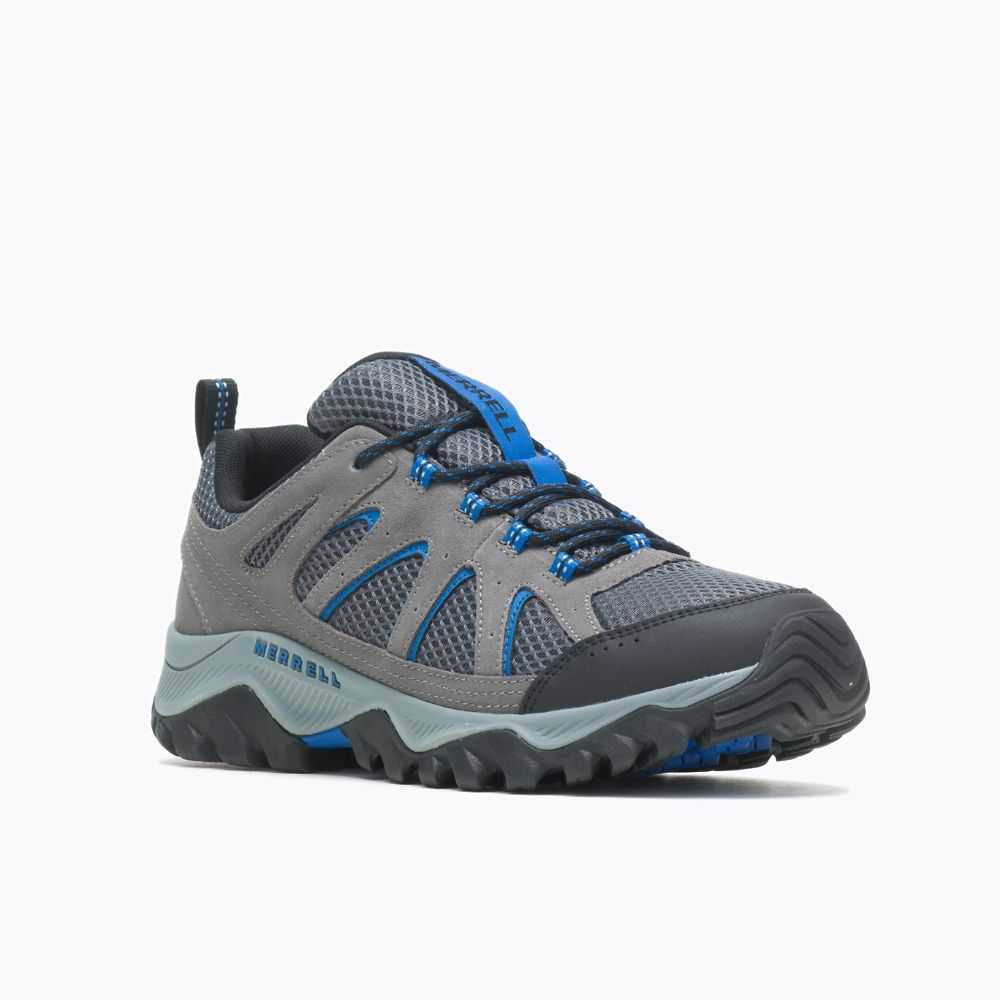 Tenis Senderismo Merrell Oakcreek Hombre Grises Oscuro | México-9382674