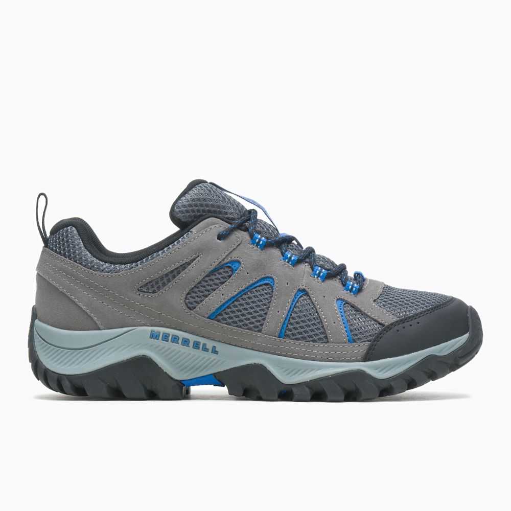 Tenis Senderismo Merrell Oakcreek Hombre Grises Oscuro | México-9382674