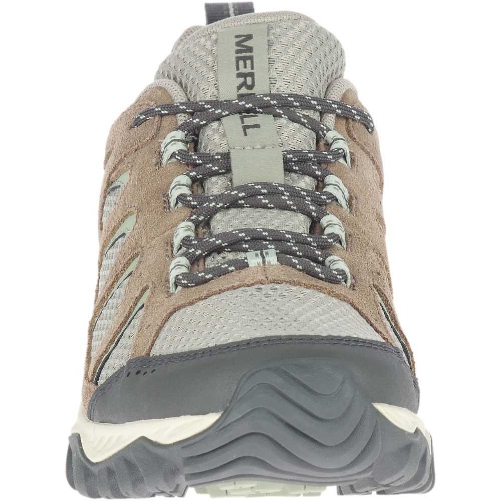 Tenis Senderismo Merrell Oakcreek Mujer Grises | México-8472623