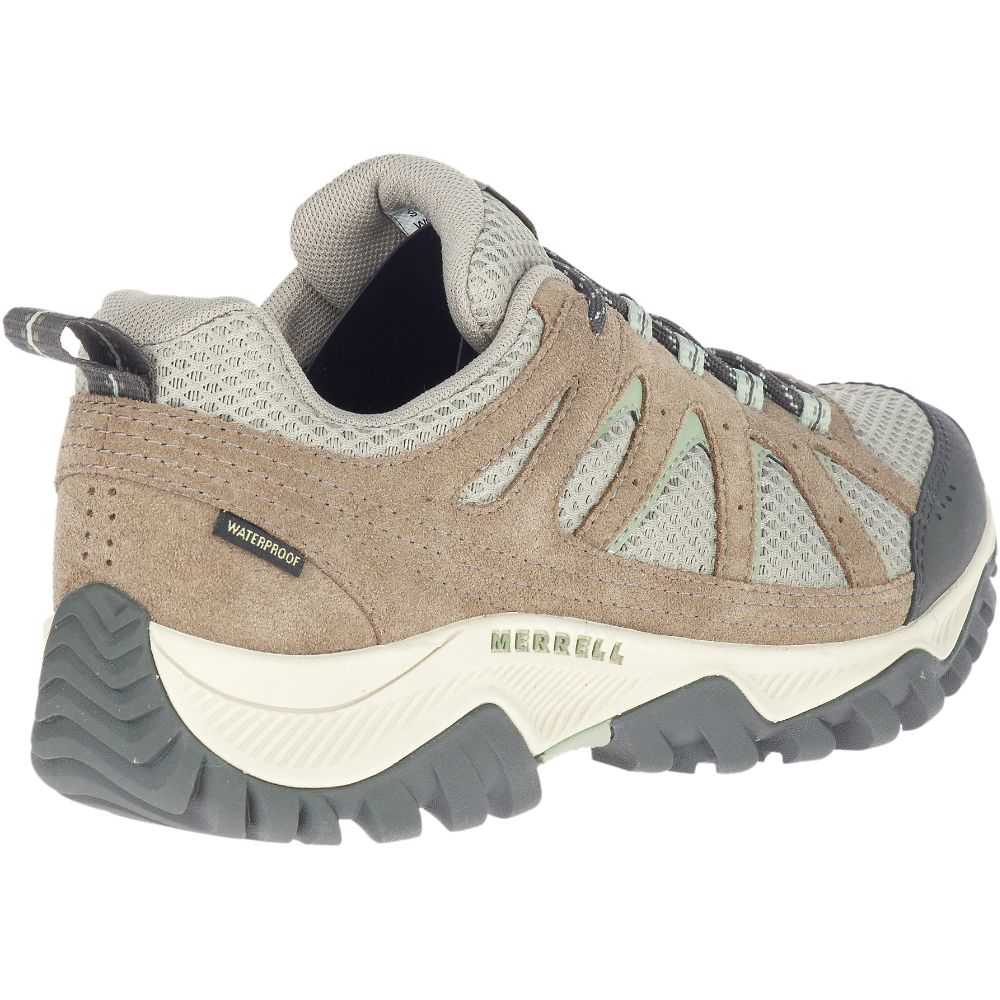 Tenis Senderismo Merrell Oakcreek Mujer Grises | México-8472623