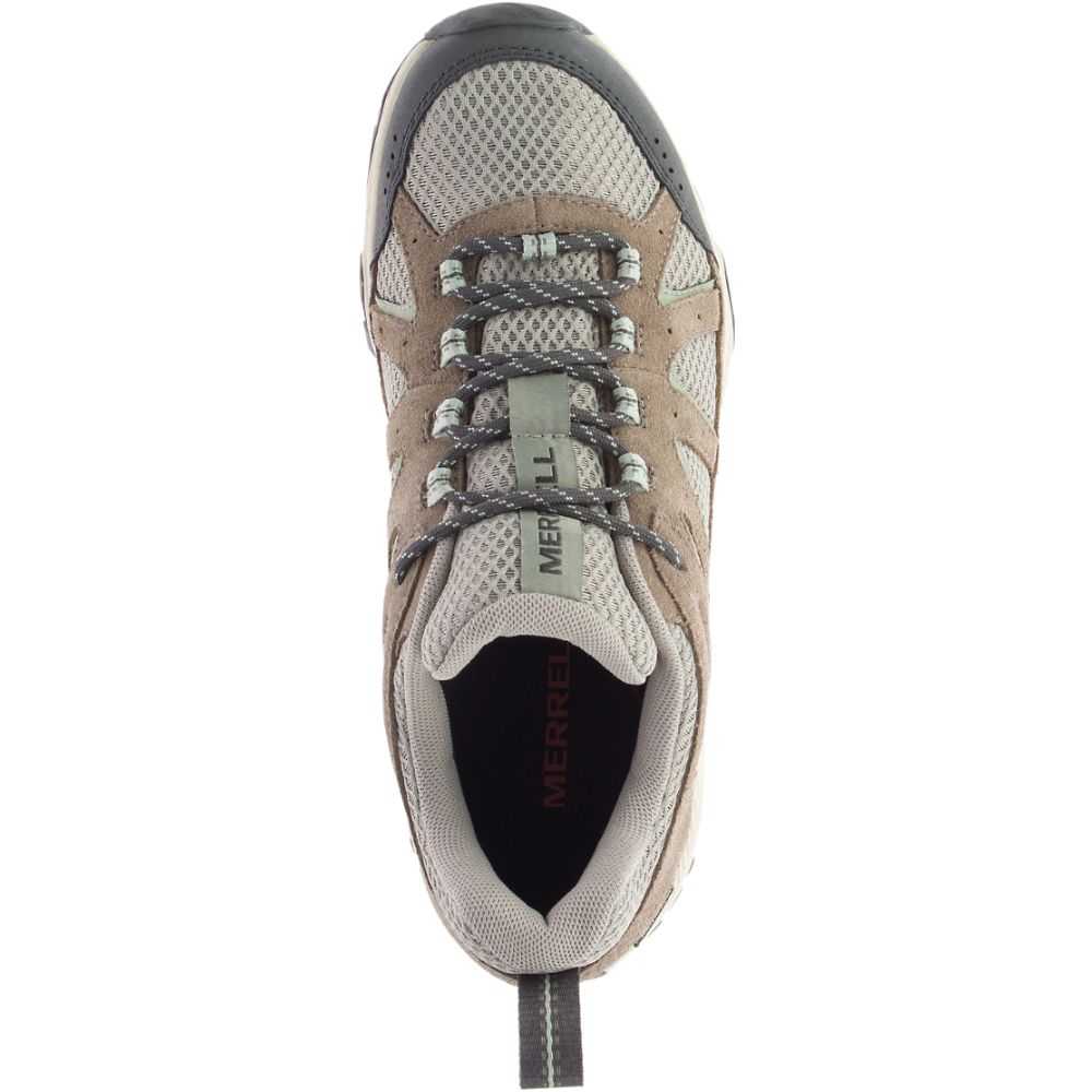 Tenis Senderismo Merrell Oakcreek Mujer Grises | México-8472623