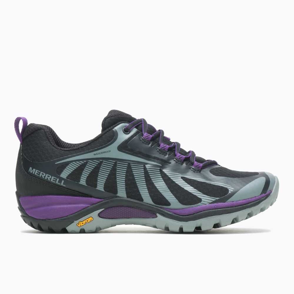 Tenis Senderismo Merrell Siren Edge 3 Anchos Mujer Negros | México-2627480