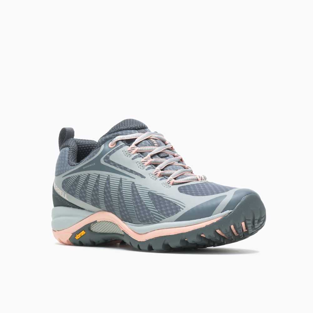 Tenis Senderismo Merrell Siren Edge 3 Mujer Azules Claro | México-0623294