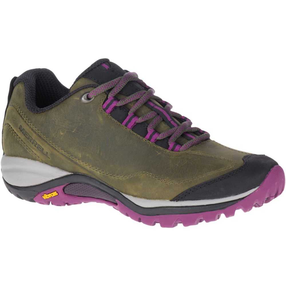 Tenis Senderismo Merrell Siren Traveller 3 Mujer Verde Oliva | México-7632429