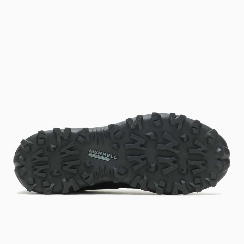 Tenis Senderismo Merrell Thermo Kiruna Mid Zip Hombre Negros | México-6792284