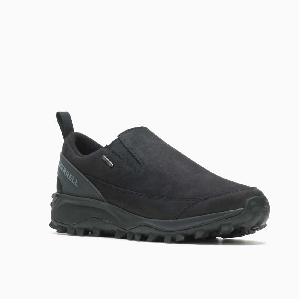 Tenis Senderismo Merrell Thermo Kiruna Mid Zip Hombre Negros | México-6792284