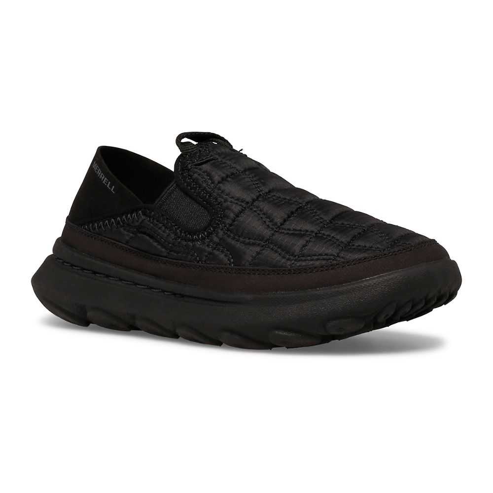 Tenis Sin Agujetas Merrell Hut Moc 2.0 Niño Negros | México-0698342