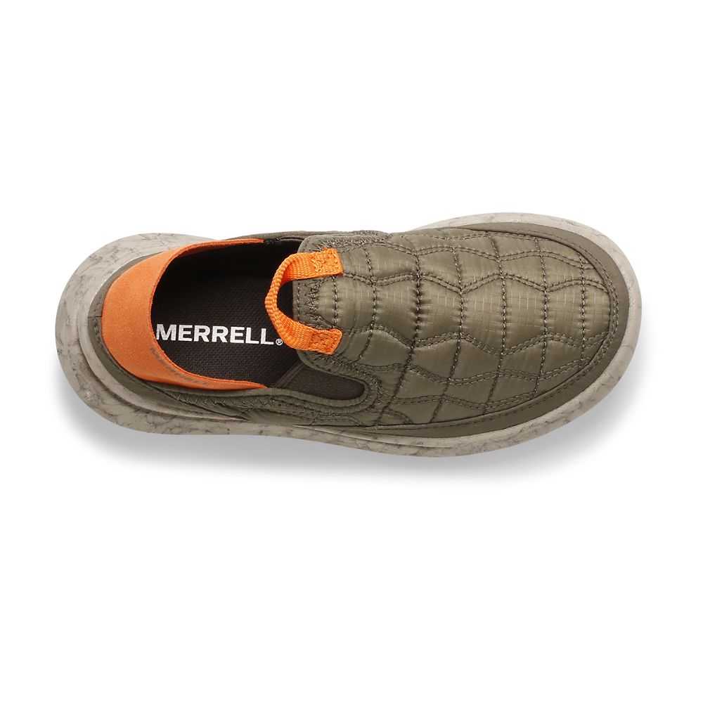 Tenis Sin Agujetas Merrell Hut Moc 2.0 Niño Verdes Oscuro | México-2687963