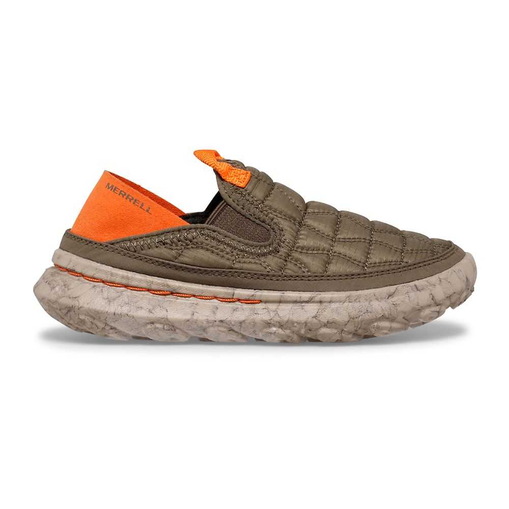 Tenis Sin Agujetas Merrell Hut Moc 2.0 Niño Verdes Oscuro | México-2687963