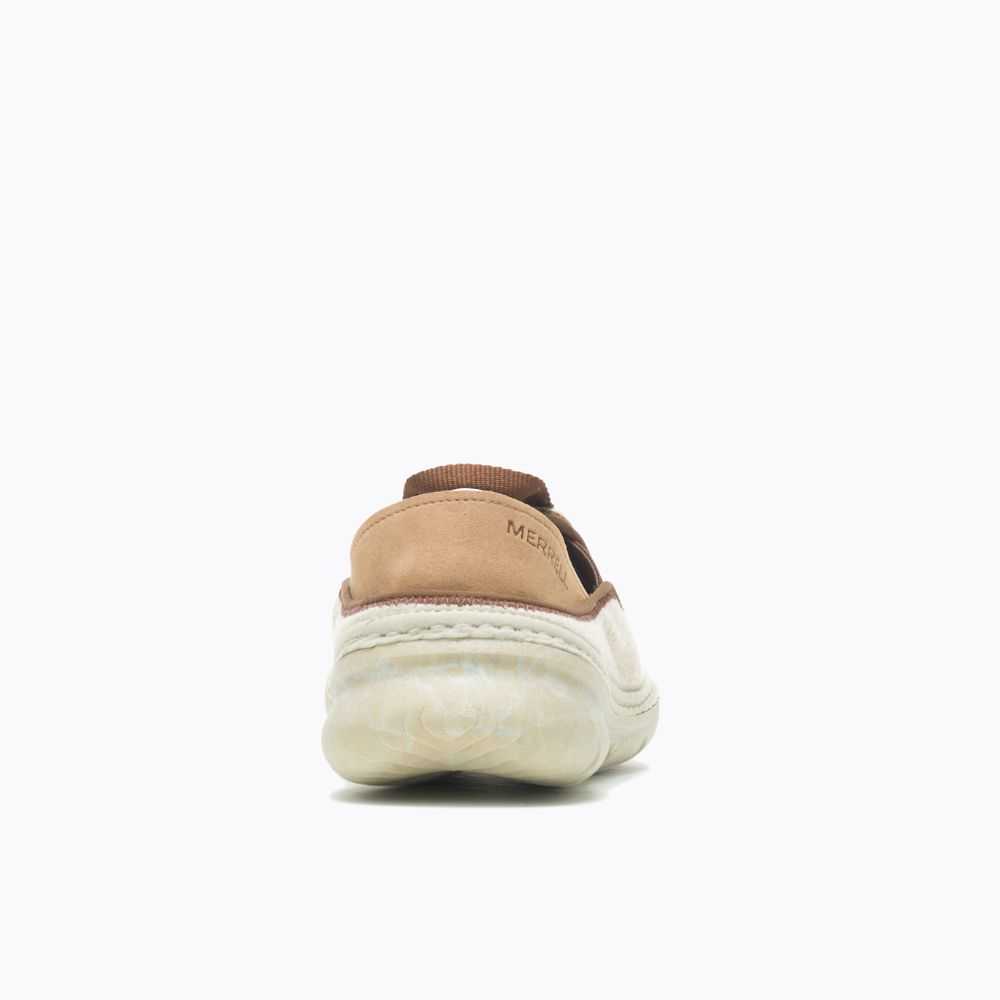 Tenis Sin Agujetas Merrell Hut Moc Cozy II Mujer Beige | México-4276089