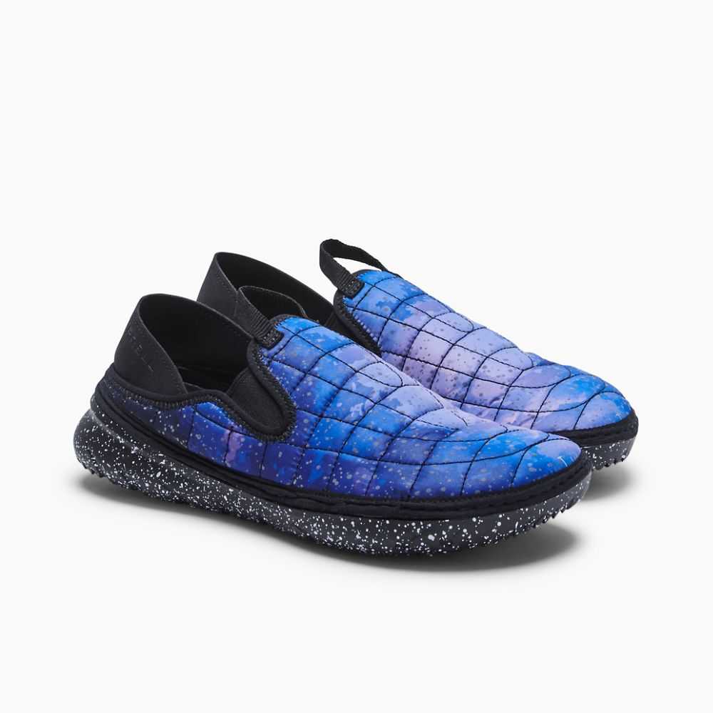 Tenis Sin Agujetas Merrell Hut Moc Night Sky Mujer Azules Oscuro Negros | México-9628034