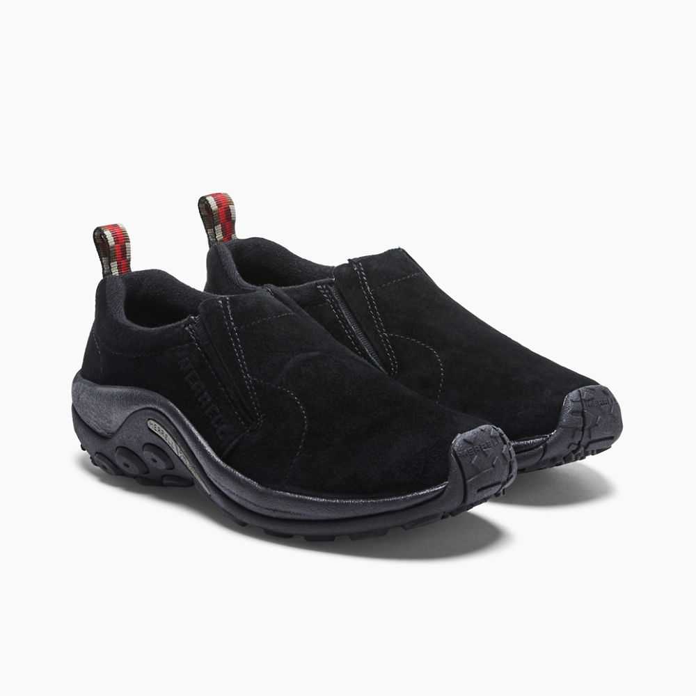 Tenis Sin Agujetas Merrell Jungle Moc Anchos Mujer Negros | México-9864203