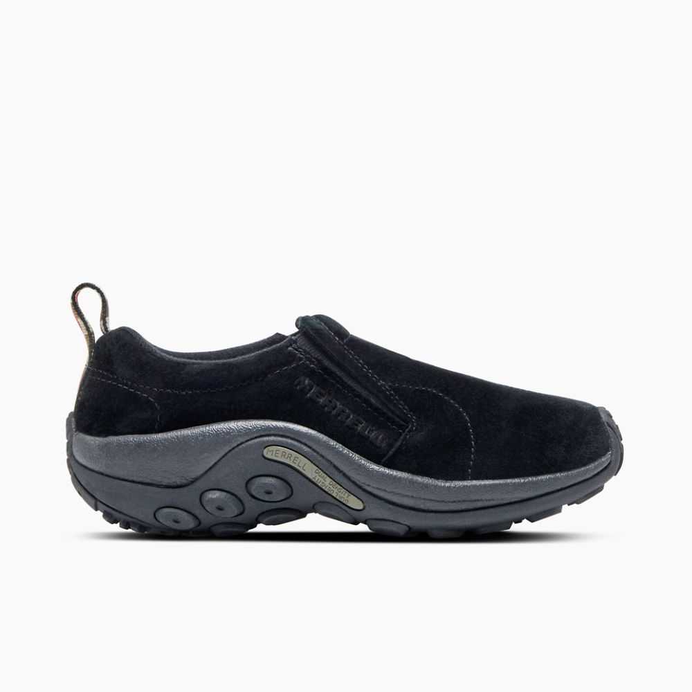 Tenis Sin Agujetas Merrell Jungle Moc Anchos Mujer Negros | México-9864203