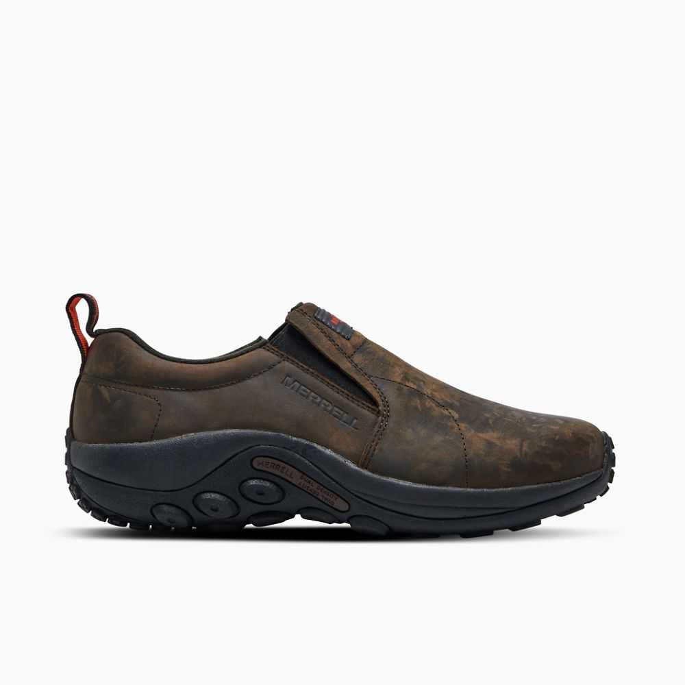 Tenis Sin Agujetas Merrell Jungle Moc Hombre Marrom Oscuro | México-6322697