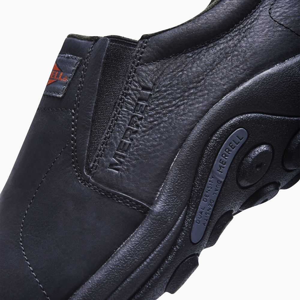 Tenis Sin Agujetas Merrell Jungle Moc Hombre Negros | México-6698270