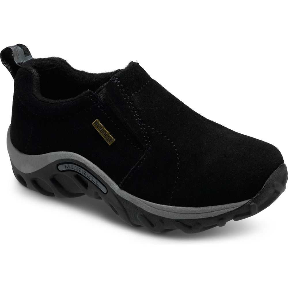 Tenis Sin Agujetas Merrell Jungle Moc Niña Negros | México-4962236