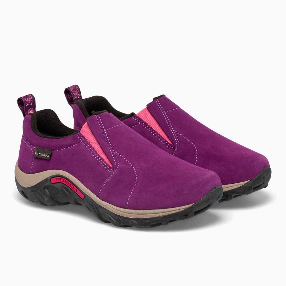 Tenis Sin Agujetas Merrell Jungle Moc Niño Fucsia | México-6290634