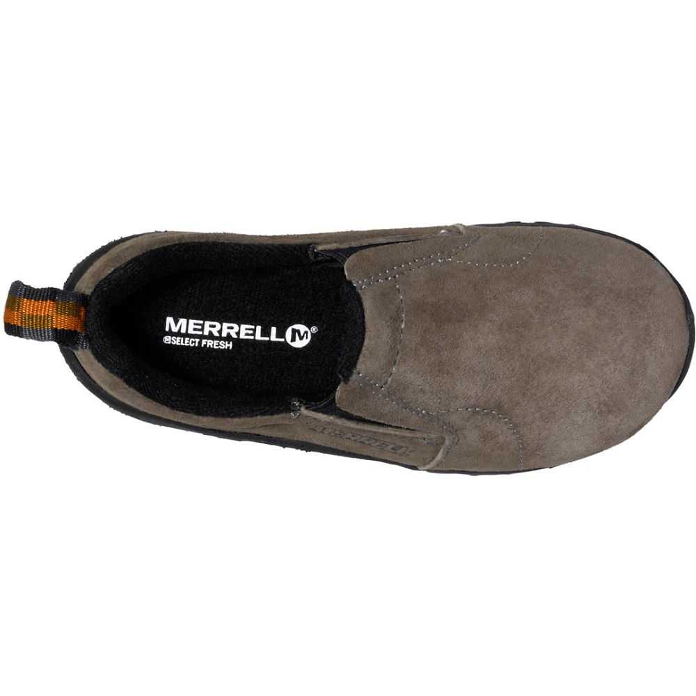 Tenis Sin Agujetas Merrell Jungle Moc Niño Grises | México-6463829