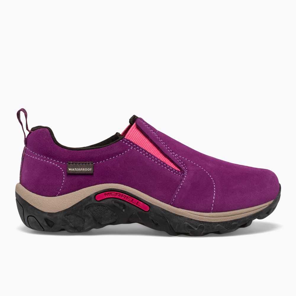 Tenis Sin Agujetas Merrell Jungle Moc Niña Fucsia | México-8963740