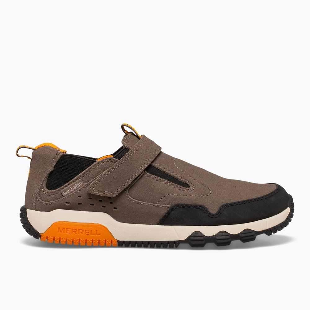 Tenis Sin Agujetas Merrell Jungle Moc Niño Grises | México-9284207