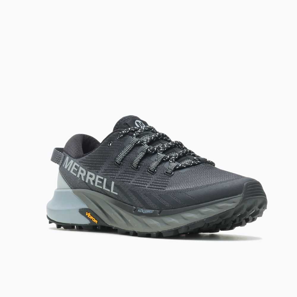 Tenis Trail Running Merrell Agility Peak 4 Hombre Negros | México-9026247