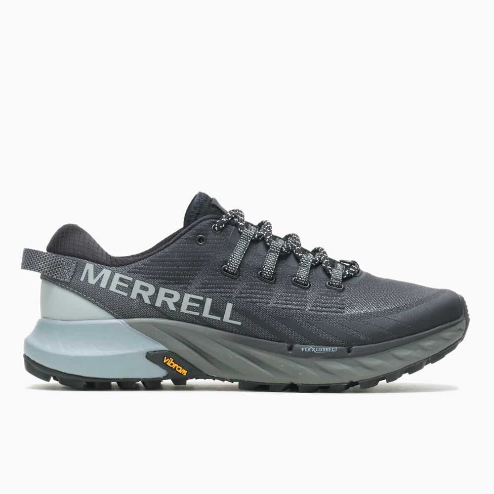 Tenis Trail Running Merrell Agility Peak 4 Hombre Negros | México-9026247