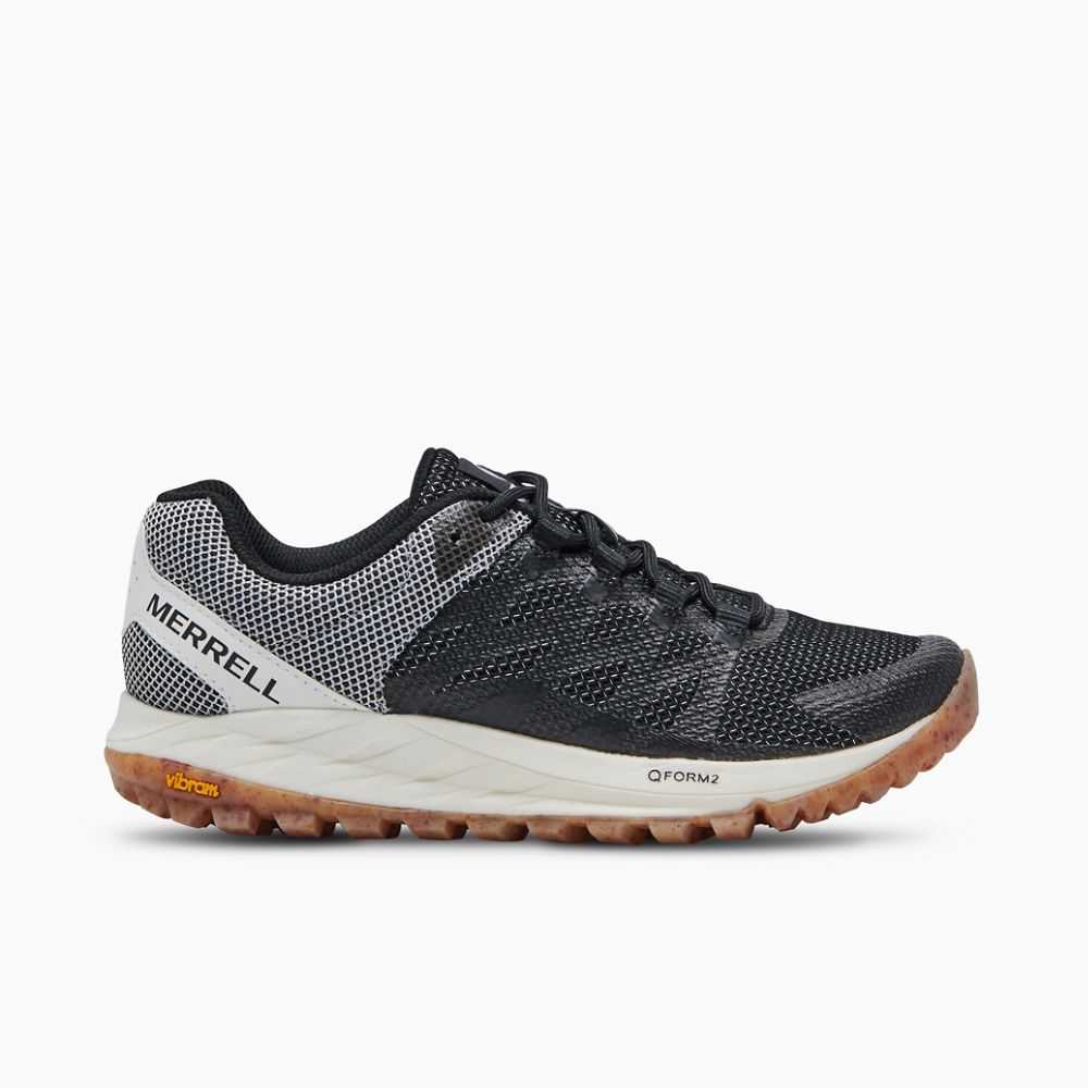 Tenis Trail Running Merrell Antora 2 Anchos Mujer Negros Blancos | México-7629830