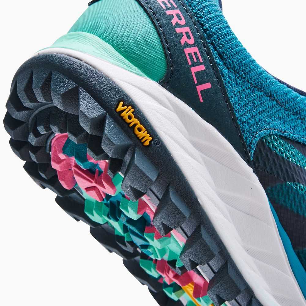 Tenis Trail Running Merrell Antora 2 Mujer Azul Rey | México-2876290