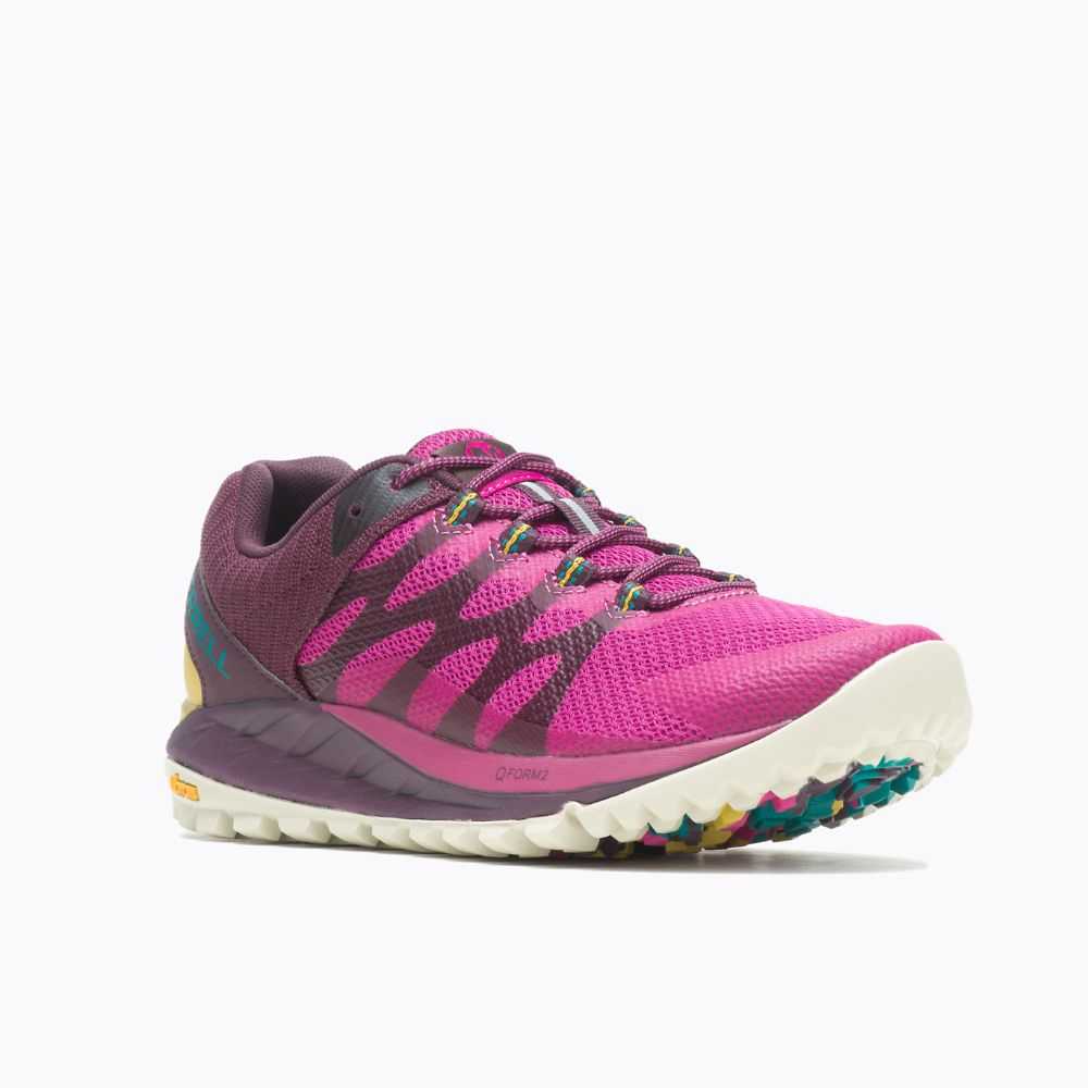 Tenis Trail Running Merrell Antora 2 Mujer Fucsia | México-8270436