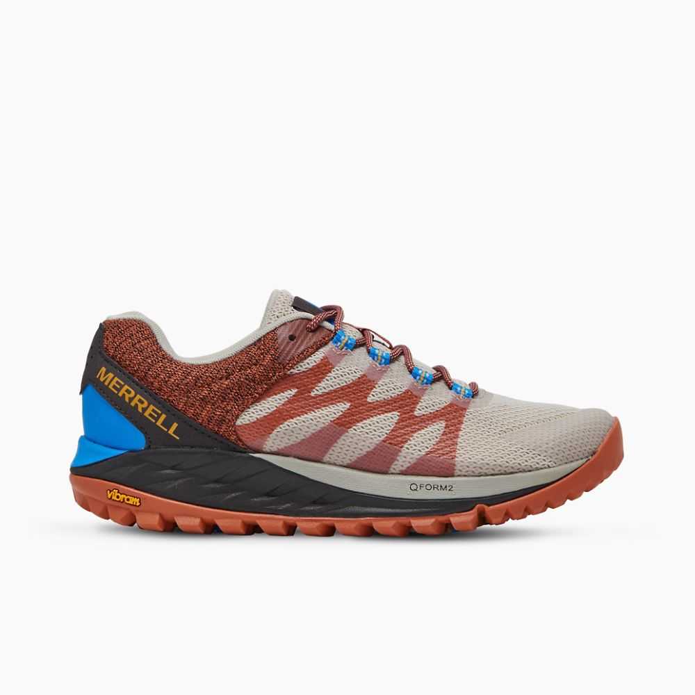 Tenis Trail Running Merrell Antora 2 Mujer Beige | México-8632206