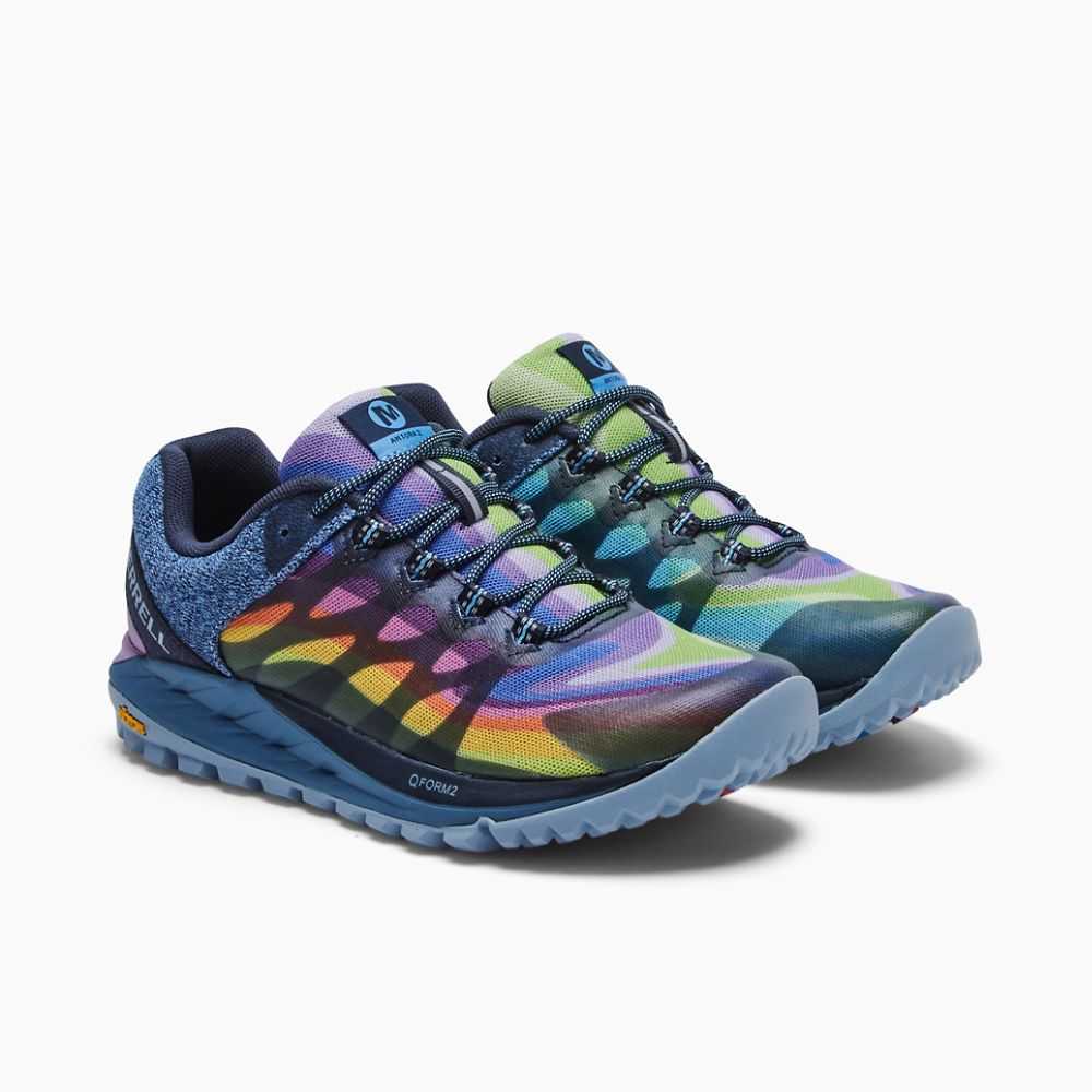 Tenis Trail Running Merrell Antora 2 Rainbow Anchos Mujer Multicolor | México-9426267