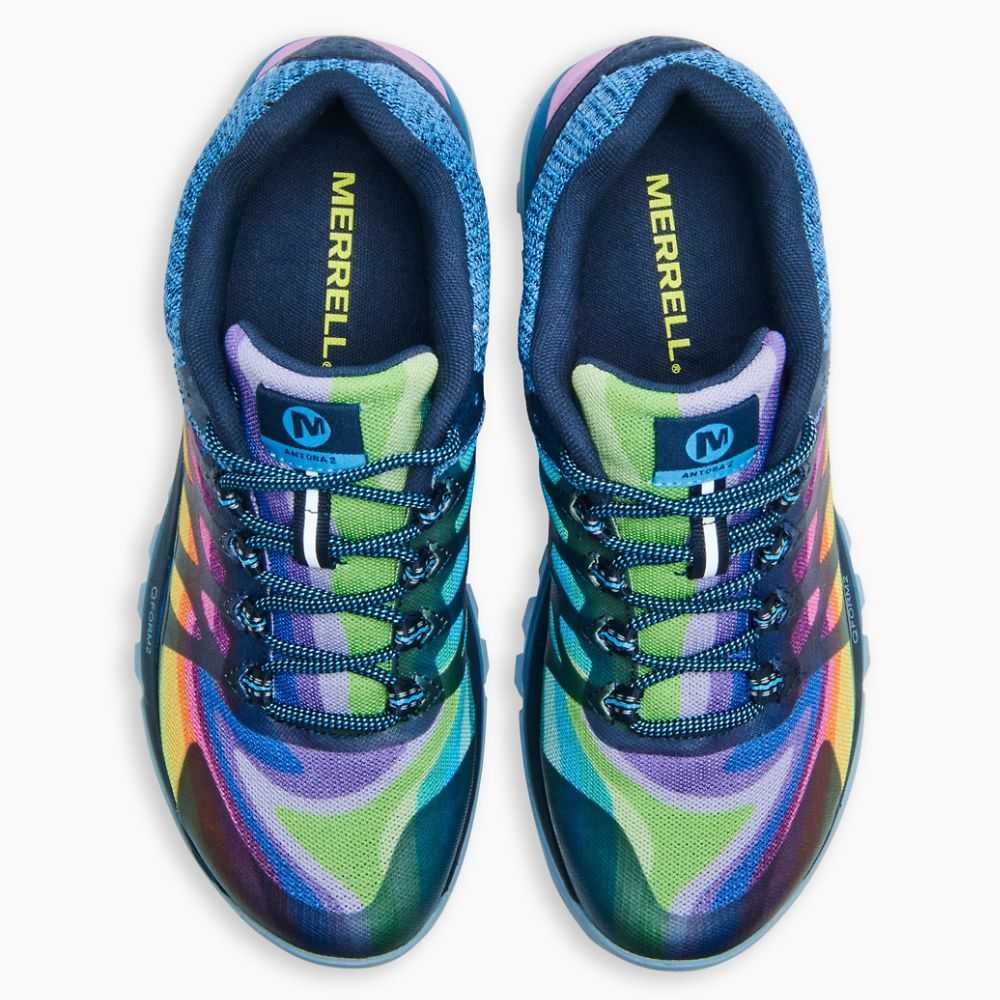 Tenis Trail Running Merrell Antora 2 Rainbow Anchos Mujer Multicolor | México-9426267