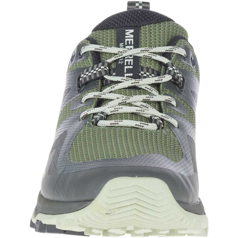 Tenis Trail Running Merrell MQM Flex 2 GORE-TEX® Hombre Verdes Oscuro | México-4928026