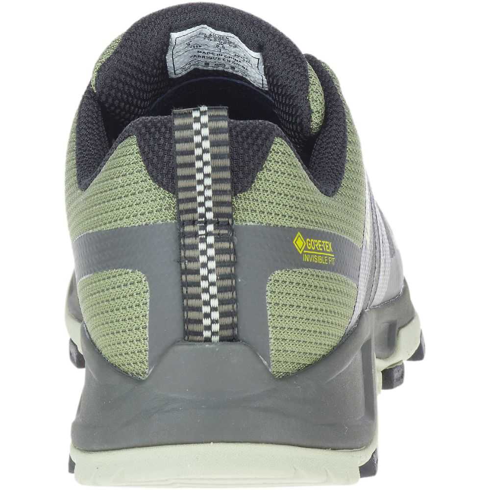 Tenis Trail Running Merrell MQM Flex 2 GORE-TEX® Hombre Verdes Oscuro | México-4928026