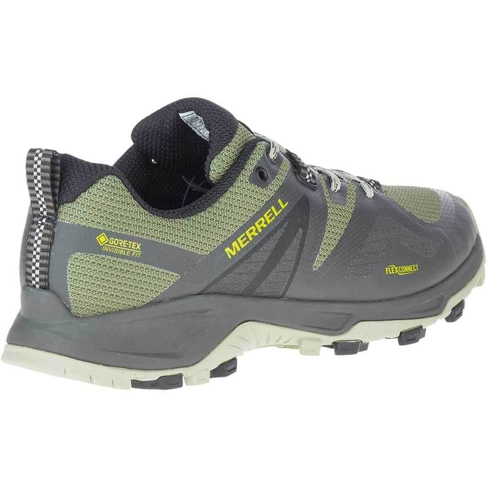 Tenis Trail Running Merrell MQM Flex 2 GORE-TEX® Hombre Verdes Oscuro | México-4928026