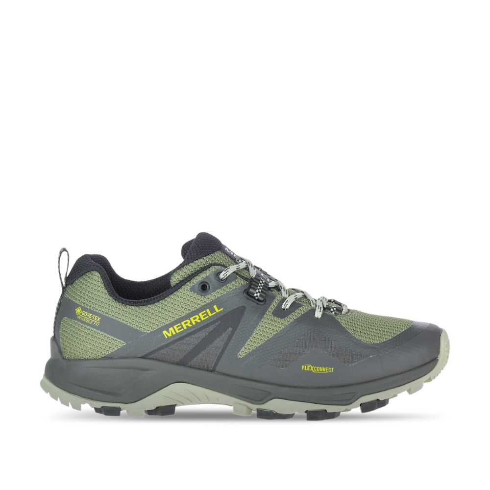 Tenis Trail Running Merrell MQM Flex 2 GORE-TEX® Hombre Verdes Oscuro | México-4928026