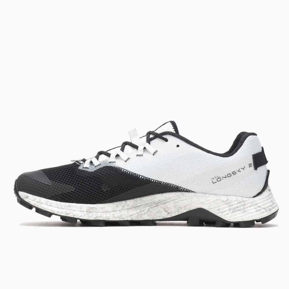 Tenis Trail Running Merrell MTL Long Sky 2 Hombre Negros Blancos | México-7466220