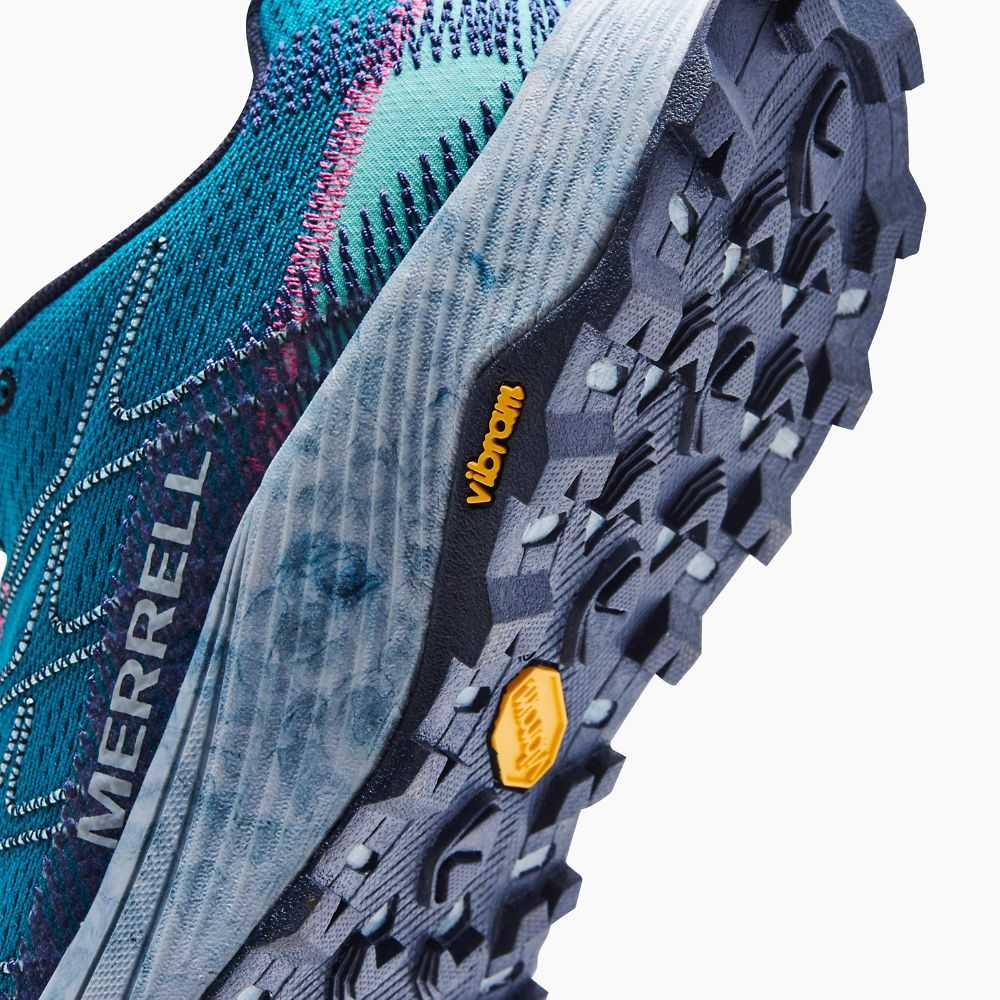 Tenis Trail Running Merrell Moab Flight Mujer Azul Rey | México-3926286