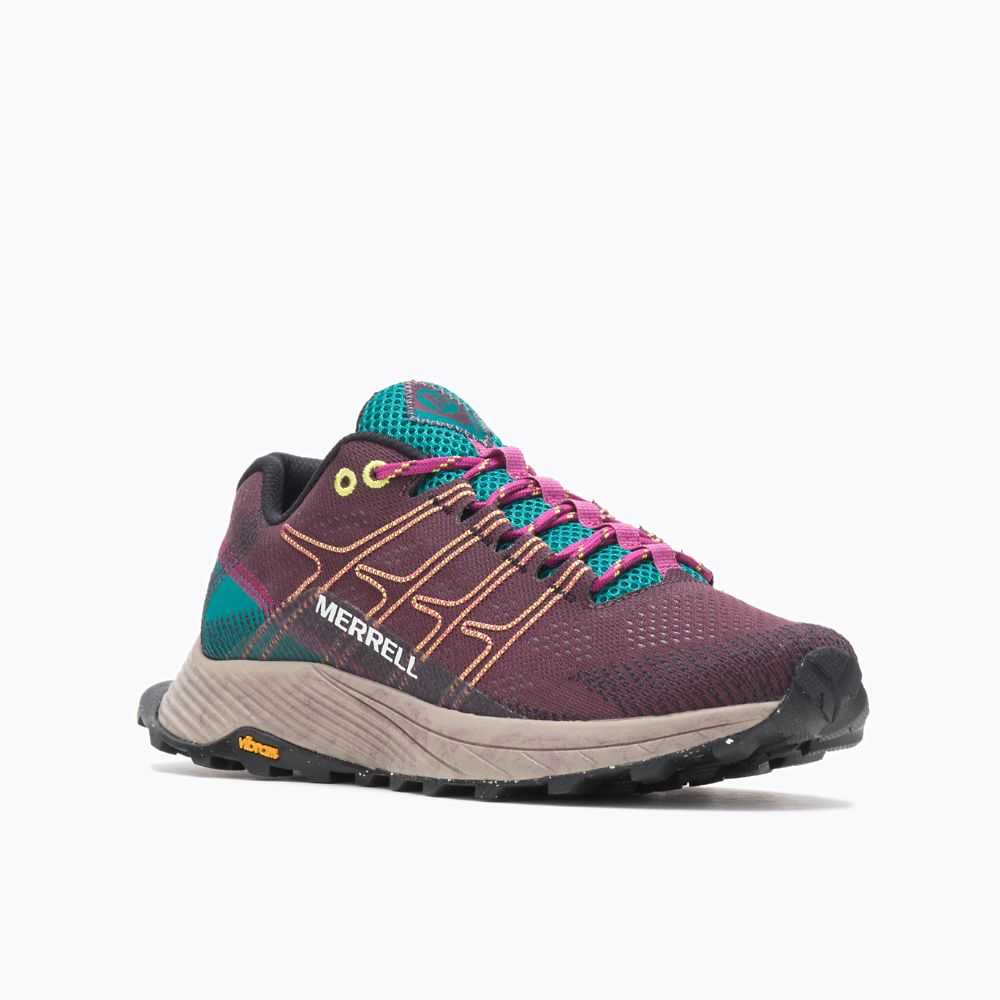 Tenis Trail Running Merrell Moab Flight Mujer Vino | México-4802762