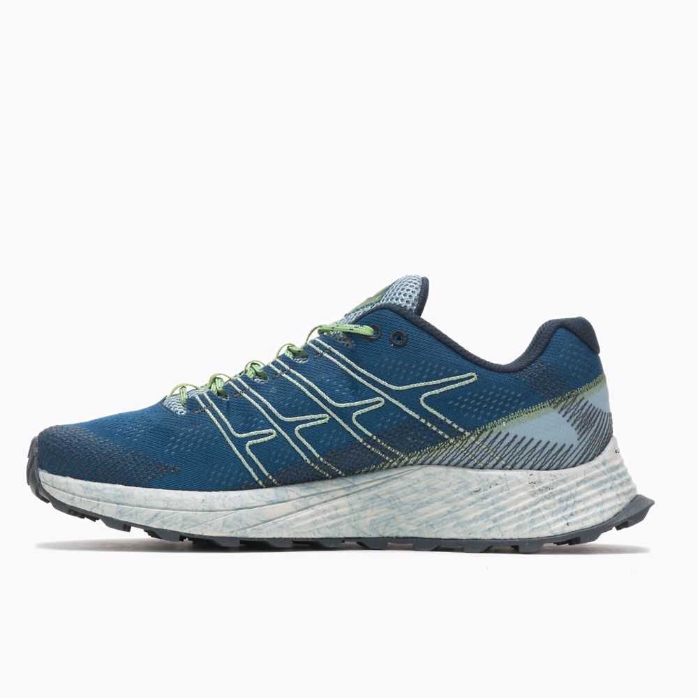 Tenis Trail Running Merrell Moab Flight Hombre Azul Marino | México-6689347