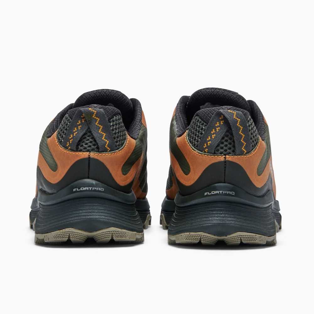 Tenis Trail Running Merrell Moab Speed Hombre Verdes Oscuro | México-0223479