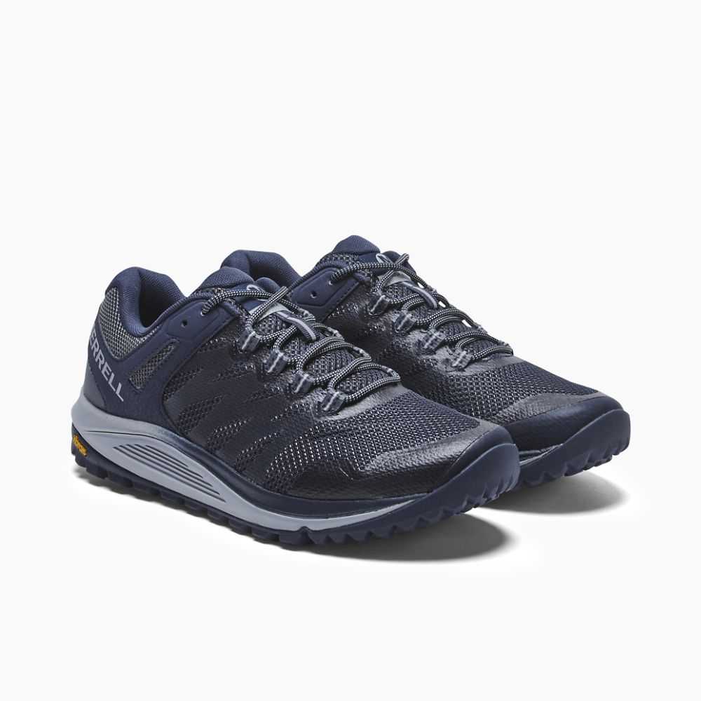 Tenis Trail Running Merrell Nova 2 Hombre Azul Marino | México-7942663