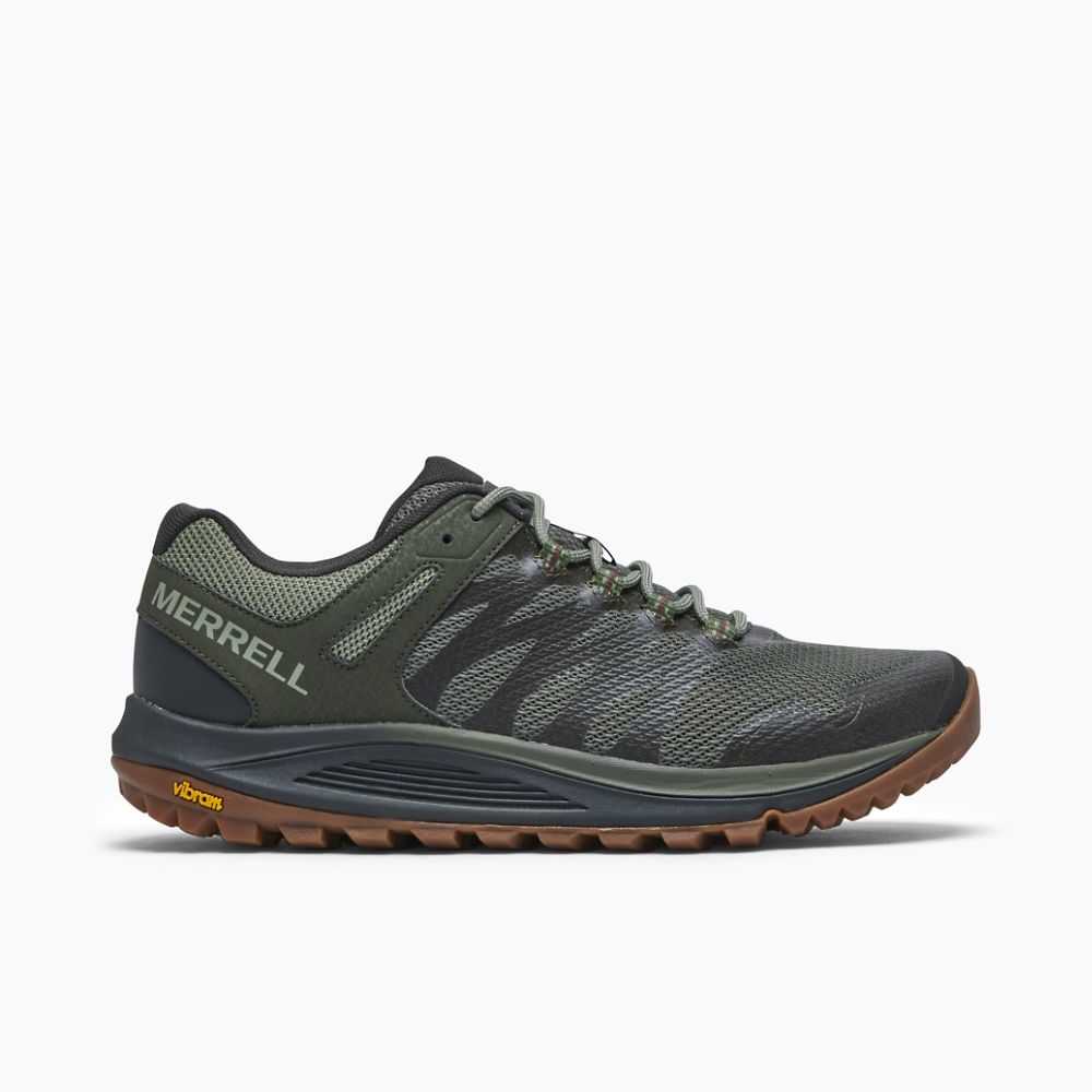 Tenis Trail Running Merrell Nova 2 Hombre Verde Oliva | México-7980322