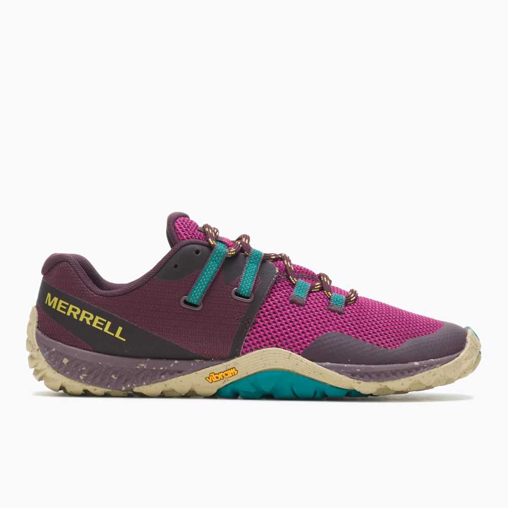 Tenis Trail Running Merrell Trail Glove 6 Eco Mujer Fucsia | México-3662489