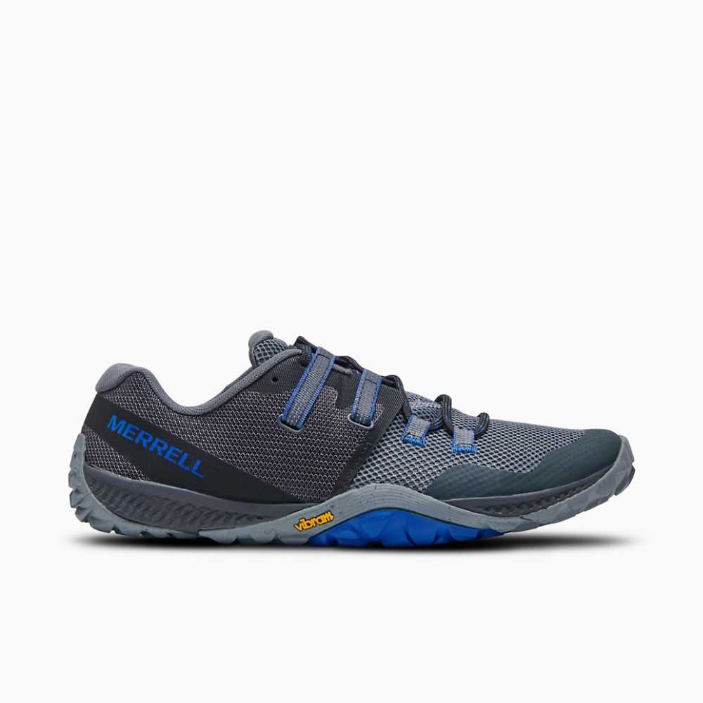 Tenis Trail Running Merrell Trail Glove 6 Eco Hombre Azules Oscuro | México-7302928