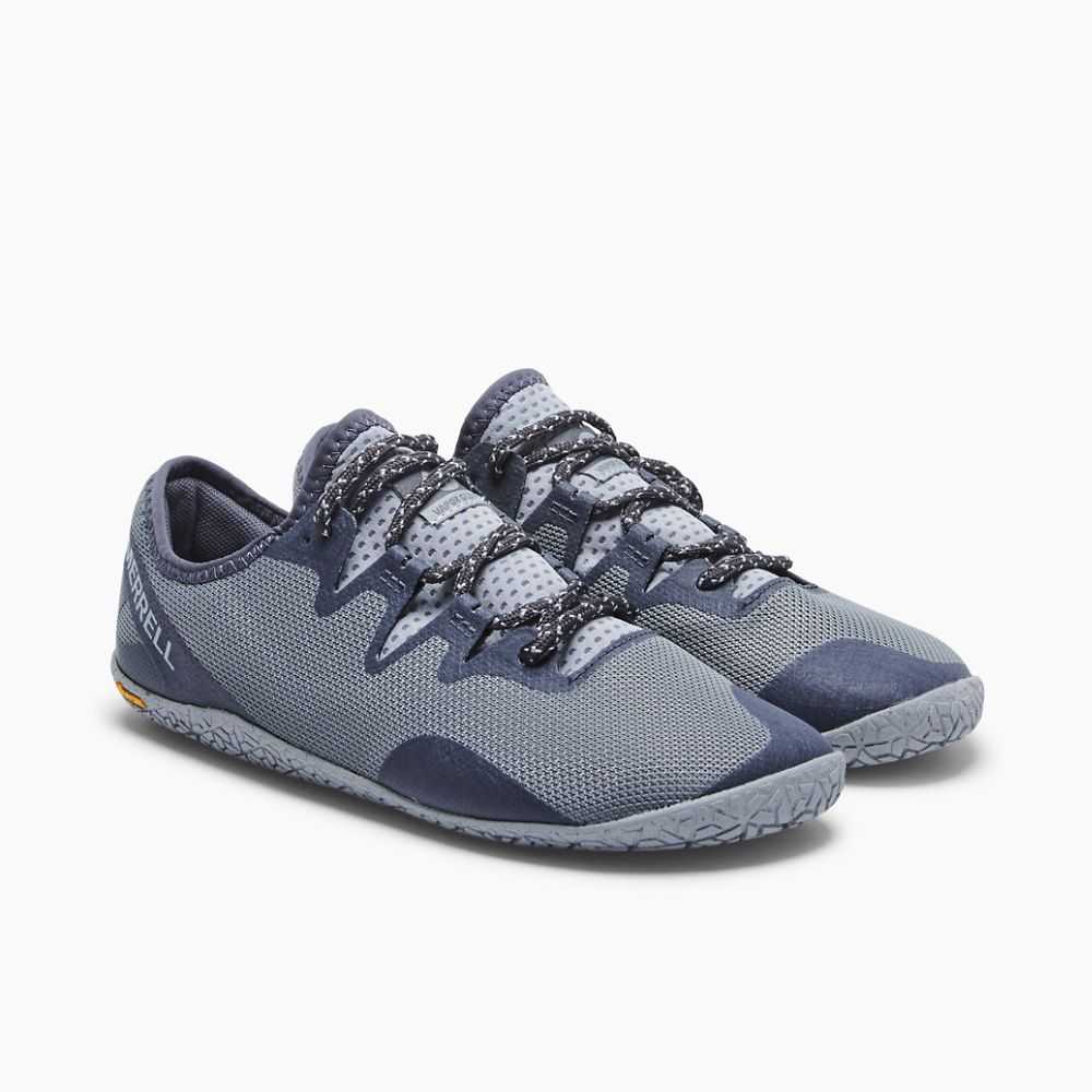 Tenis Trail Running Merrell Vapor Glove 5 Mujer Azules Oscuro | México-4832029