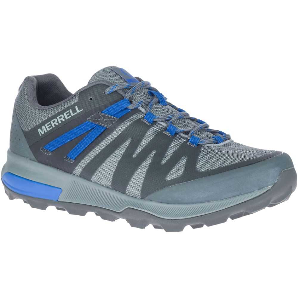 Tenis Trail Running Merrell Zion FST Hombre Grises Oscuro | México-3229746